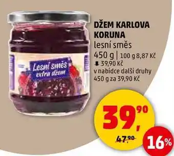 Penny Market DŽEM KARLOVA KORUNA lesní směs, 450 g nabídka