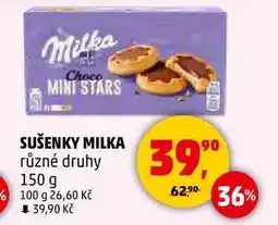 Penny Market SUŠENKY MILKA různé druhy, 150 g nabídka