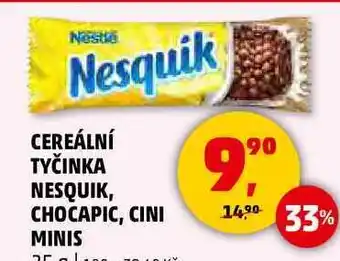 Penny Market CEREÁLNÍ TYČINKA NESQUIK, 35 g nabídka