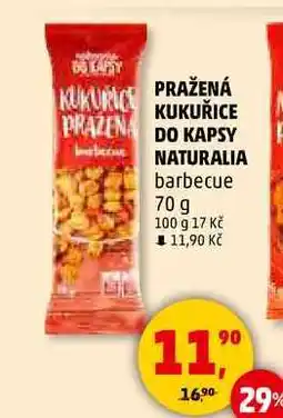 Penny Market PRAŽENÁ KUKUŘICE DO KAPSY NATURALIA barbecue, 70 g nabídka