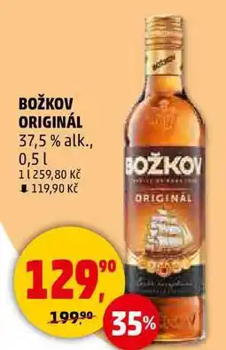 Penny Market BOŽKOV ORIGINÁL 37,5 % alk., 0,5 l nabídka