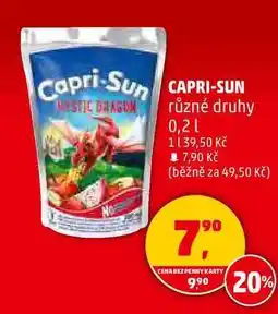 Penny Market CAPRI-SUN různé druhy, 0,2 l nabídka