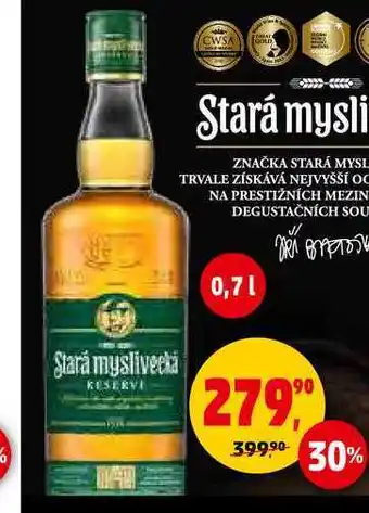 Penny Market Stará myslivecká RESERVE, 0,7 l nabídka