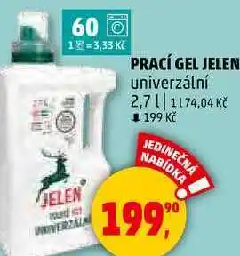 Penny Market JELEN PRACÍ GEL univerzální, 2,7 l nabídka