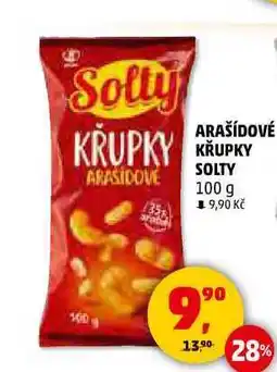 Penny Market ARAŠÍDOVÉ KŘUPKY SOLTY, 100 g nabídka