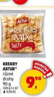 Penny Market KREKRY ARTUR různé druhy, 90 g nabídka