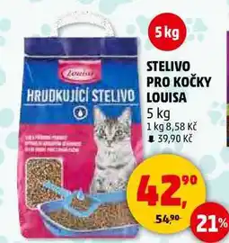 Penny Market STELIVO PRO KOČKY HRUDKUJÍCÍ STELIVO LOUISA, 5 kg nabídka