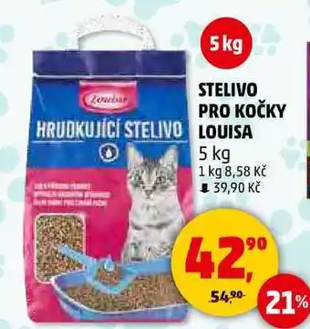 Penny Market STELIVO PRO KOČKY HRUDKUJÍCÍ STELIVO LOUISA, 5 kg nabídka