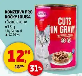 Penny Market KONZERVA PRO KOČKY LOUISA různé druhy, 415 g nabídka