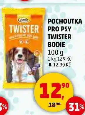 Penny Market POCHOUTKA TWISTER PRO PSY TWISTER BODIE, 100 g nabídka