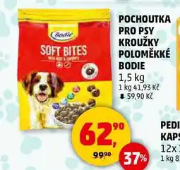 Penny Market POCHOUTKA PRO PSY KROUŽKY POLOMĚKKÉ BODIE, 1,5 kg nabídka