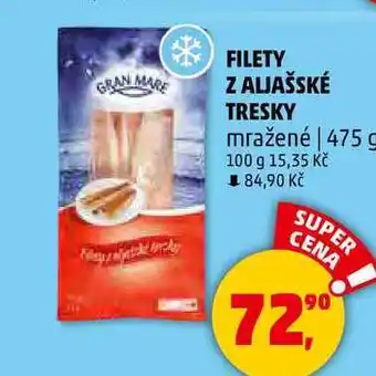 Penny Market FILETY Z ALJAŠSKÉ TRESKY mražené, 475 g nabídka