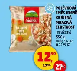 Penny Market POLÉVKOVÁ SMĚS JEMNĚ KRÁJENÁ MRAZIVÁ ČERSTVOST mražená, 350 g nabídka