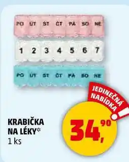 Penny Market KRABIČKA NA LÉKY, 1 ks nabídka