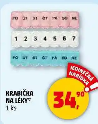 Penny Market KRABIČKA NA LÉKY, 1 ks nabídka