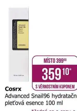 Teta Cosrx hydratačn pleťová esence 100 ml nabídka