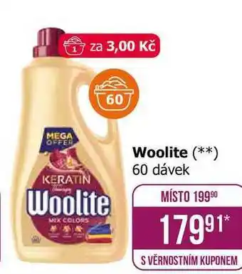 Teta Woolite prací prostředek 60 dávek, vybrané druhy nabídka