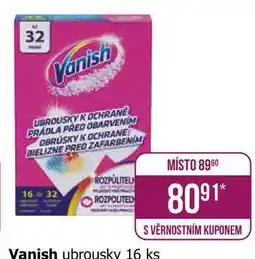 Teta Vanish ubrousky 16 ks nabídka