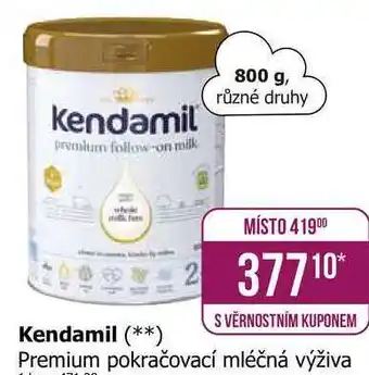 Teta Kendamil Premium pokračovací mléčná výživa 800g nabídka