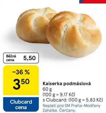 Tesco Kaiserka podmáslová, 60 g nabídka