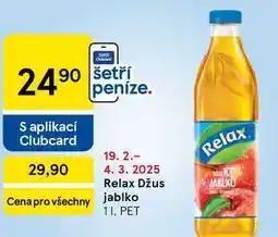 Tesco Relax Džus JABLKO PET, 1 l nabídka