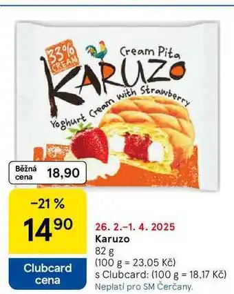 Tesco Karuzo, 82 g nabídka