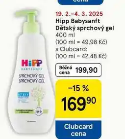 Tesco Hipp Babysanft Dětský sprchový gel, 400 ml nabídka