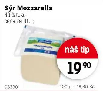 Konzum Sýr Mozzarella 40% tuku nabídka