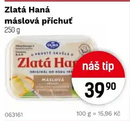 Konzum Zlatá Haná máslová příchuť nabídka