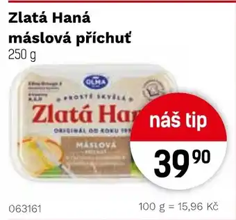 Konzum Zlatá Haná máslová příchuť nabídka