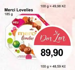 Konzum MERCI Lovelies nabídka