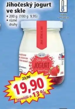 Norma Jihočeský jogurt ve skle nabídka