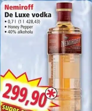 Norma NEMIROFF De Luxe vodka nabídka