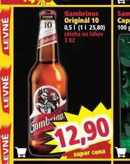 Norma Pivo gambrinus originál 10 nabídka