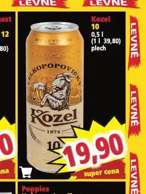 Norma Pivo velkopopovický kozel 10 nabídka