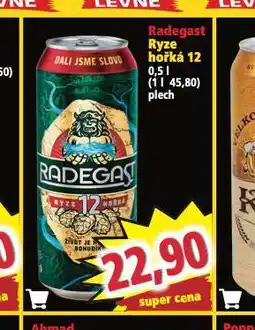 Norma Pivo radegast ryze hořká 12 nabídka