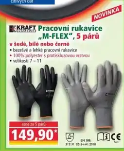 Norma Pracovní rukavice ,,M-FLEX" nabídka