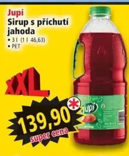 Norma JUPI Sirup s příchutí jahoda nabídka