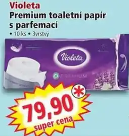 Norma VIOLETA Premium toaletní papír s parfemací nabídka