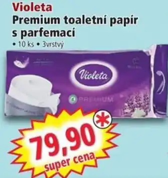 Norma VIOLETA Premium toaletní papír s parfemací nabídka