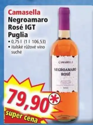 Norma CAMASELLA Negroamaro Rosé IGT Puglia nabídka