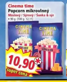 Norma CINEMA TIME Popcorn mikrovlnný nabídka