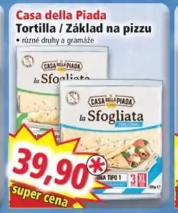 Norma CASA DELLA PIADA Tortilla / Základ na pizzu nabídka