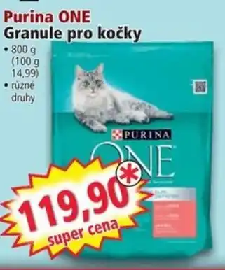 Norma PURINA One Granule pro kočky nabídka