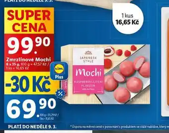 Lidl Zmrzlinové mochi nabídka