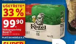 Lidl Pivo velkopopovický kozel 11 nabídka