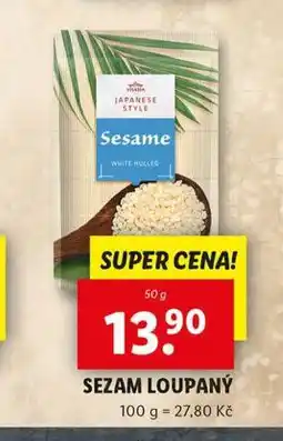 Lidl Sezam loupaný nabídka