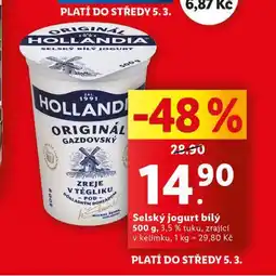 Lidl Selský jogurt bílý nabídka