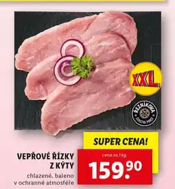 Lidl Vepřové řízky z kýty nabídka