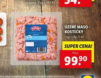 Lidl Uzené maso - kostičky nabídka